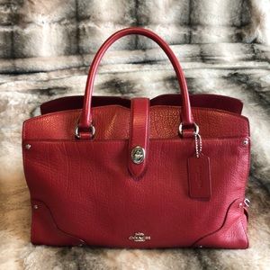 Beautiful Red Coach Bag